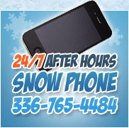 Yards By Us - 24/7  After Hours Snow Phone 336-765-4484